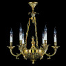 Люстра 6 рожковая бронза  Dream Light Luxury "Michael" d-88 см, h-65 см, вес-7,2 кг / 123679