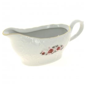 Соусник 500 мл  Cmielow &quot;Рококо /577 /Серая роза /золото&quot; / 127655