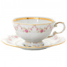 Набор чайных пар 200 мл 6 шт  Leander "Соната /Розовый цветок" / 057529