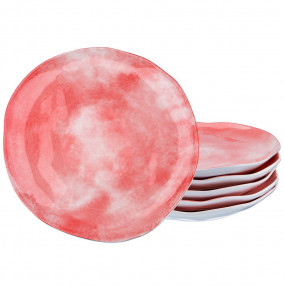Набор тарелок 21 см 6 шт  LEFARD "Парадиз /Розовый закат" / 187509