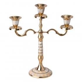 Подсвечник на 3 свечи 26x10x31см / 364353