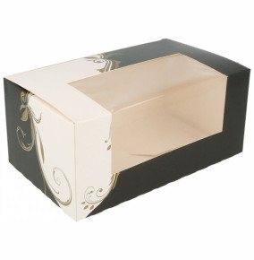 Коробка для торта 18 х 11 х 8 см с окном / 317699