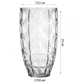 Ваза для цветов 13,5 х 25 см  / 310623